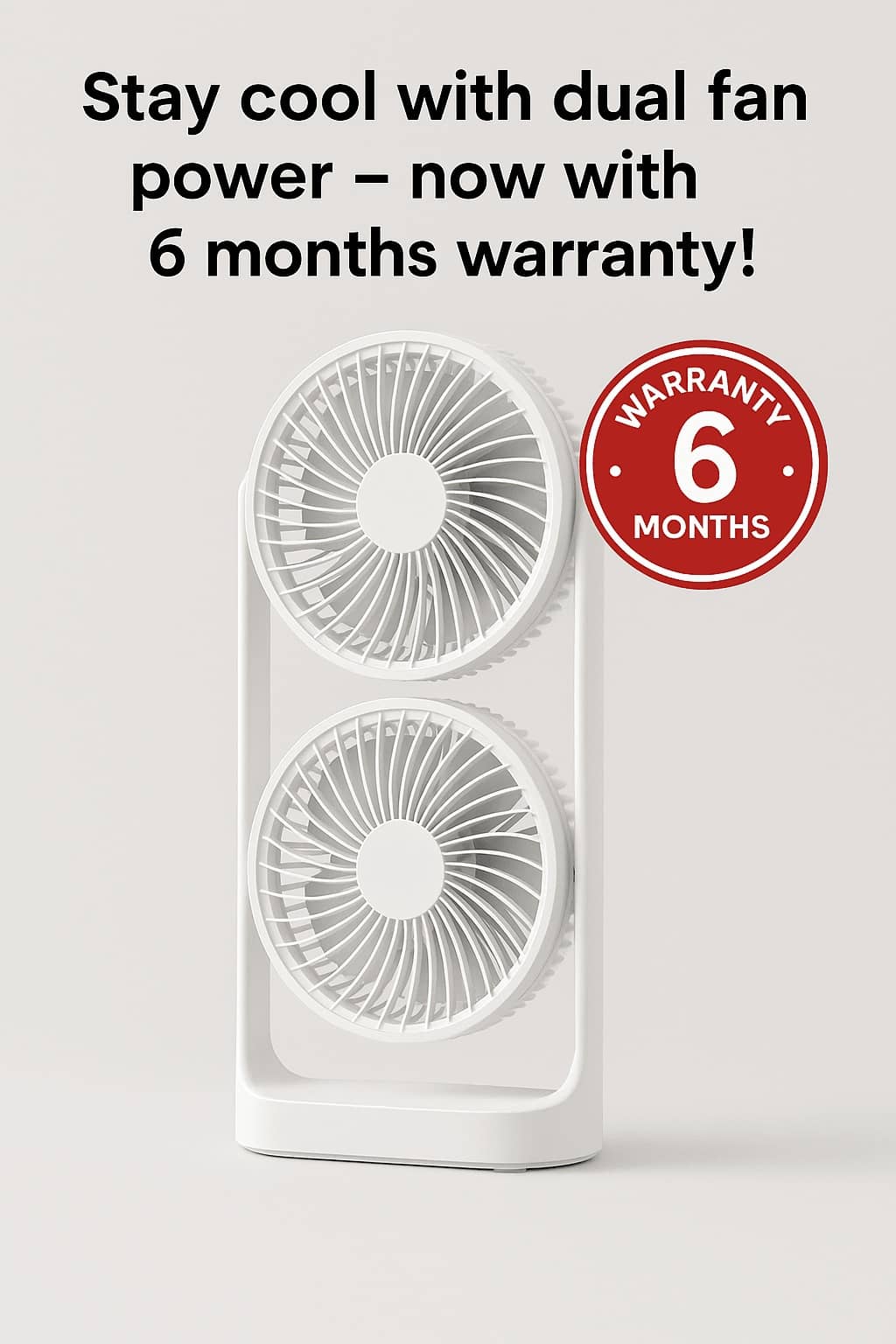 Double-Head High Wind Air Circulation Desktop Fan Portable Double-Layer Cooling Fan (SB-052 Desktop Fan)_000312